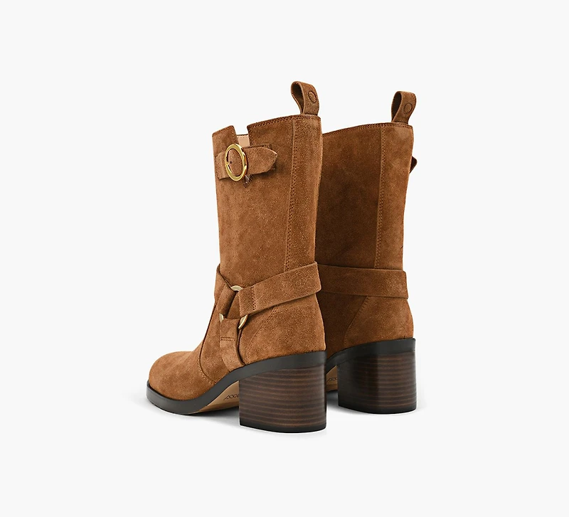 HAILEY LEATHER BIKER BOOT