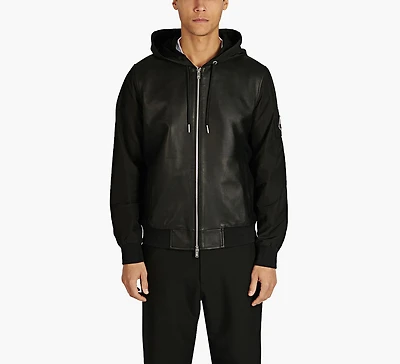 RUFUS LEATHER MIX JACKET
