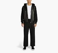 RUFUS LEATHER MIX JACKET