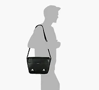 OSSIAN LEATHER REPORTER BAG