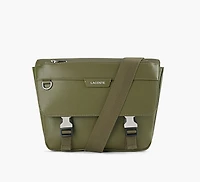OSSIAN LEATHER REPORTER BAG