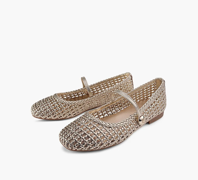 ZINA WOVEN FLAT MJ