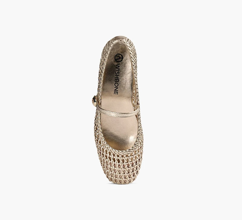 ZINA WOVEN FLAT MJ