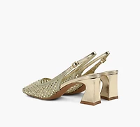DEMI MESH SLINGBACK