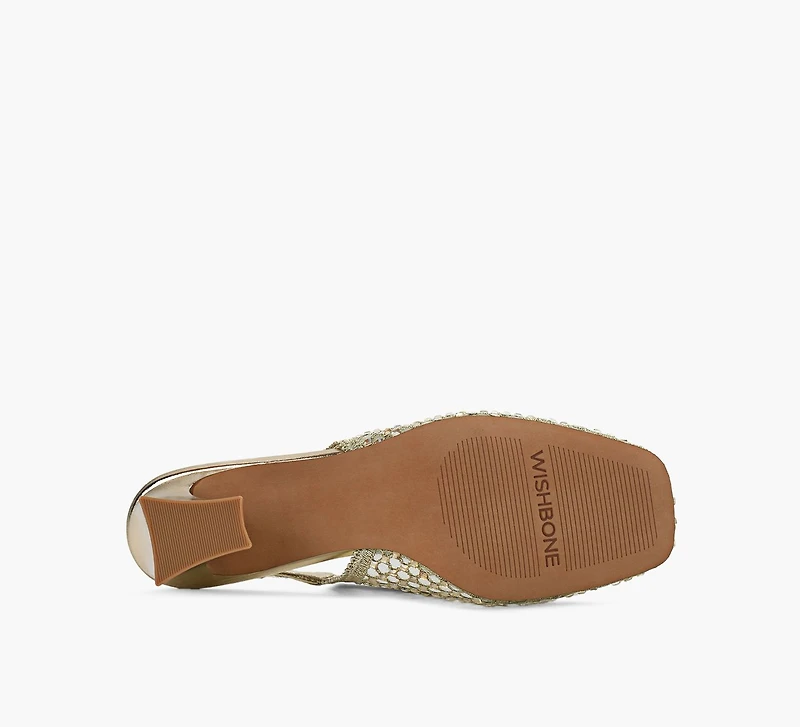 DEMI MESH SLINGBACK