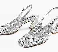 DEMI MESH SLINGBACK