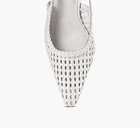 TALIA WOVEN SLINGBACK