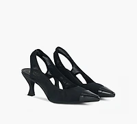 CHALK SLINGBACK HEEL