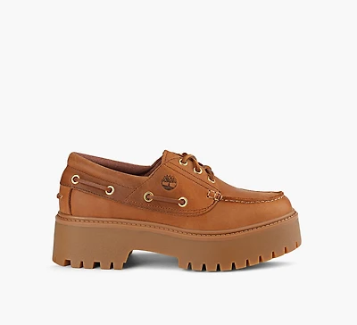 WOMEN'S STONE STREET PLATFORM BOAT SHOE