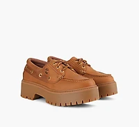 WOMEN'S STONE STREET PLATFORM BOAT SHOE