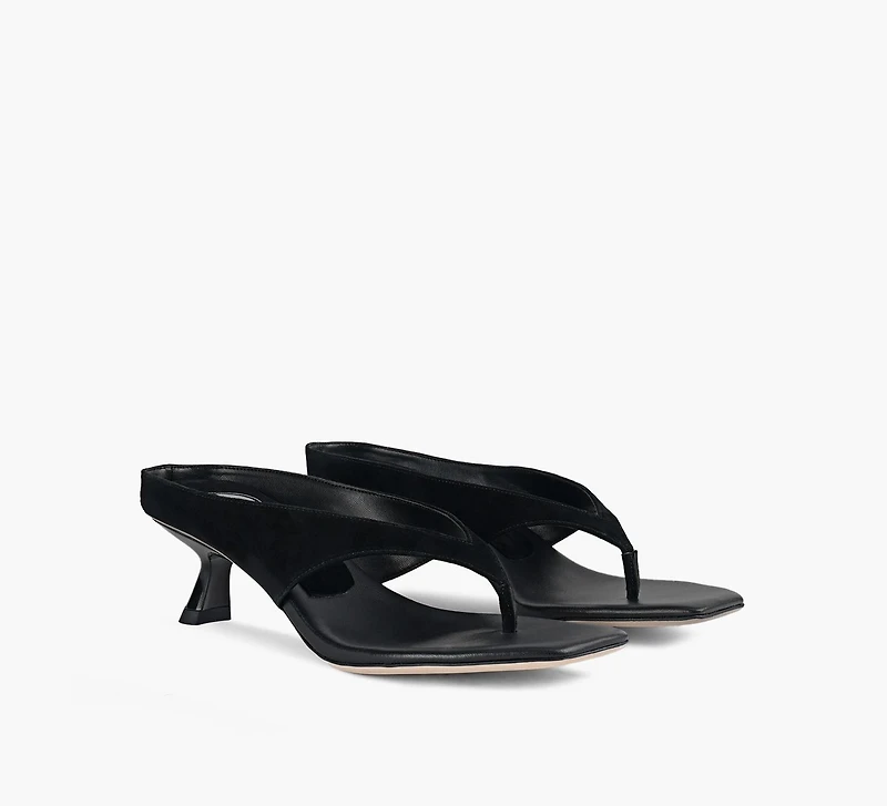OXFORD THONG HEEL