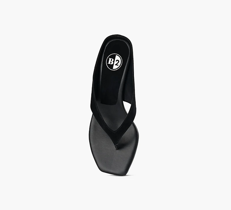 OXFORD THONG HEEL