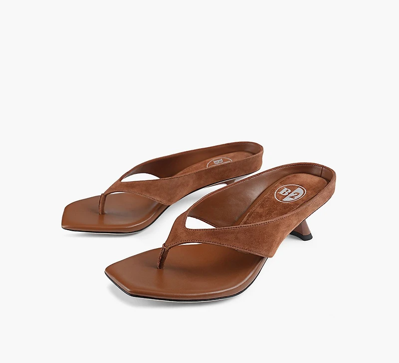 OXFORD THONG HEEL