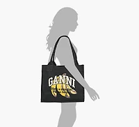 LARGE EASY SHOPPER BANANA PRINT