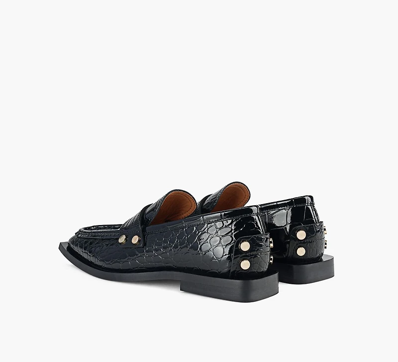 STUDS SQUARE TOE LOAFER