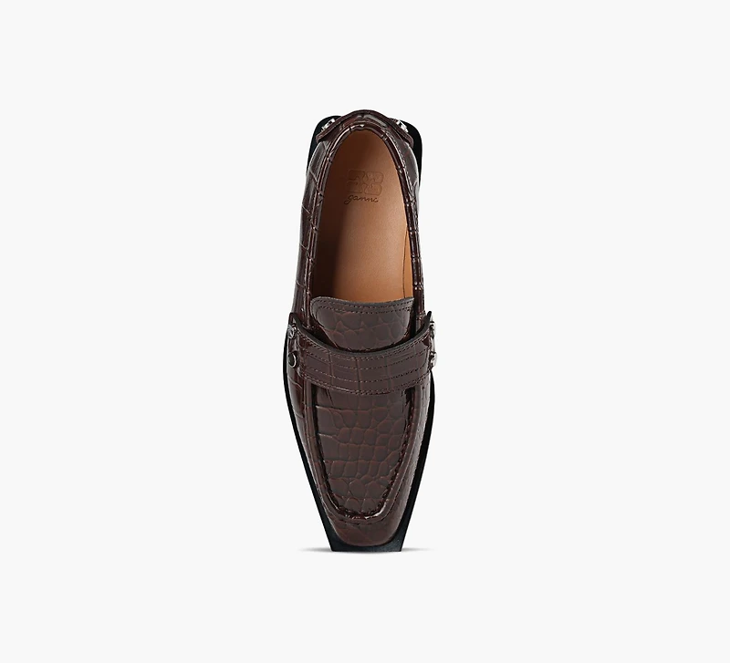 STUDS SQUARE TOE LOAFER