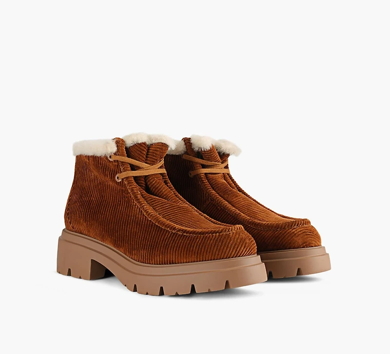 HUDSON SHEARLING CHUKKA