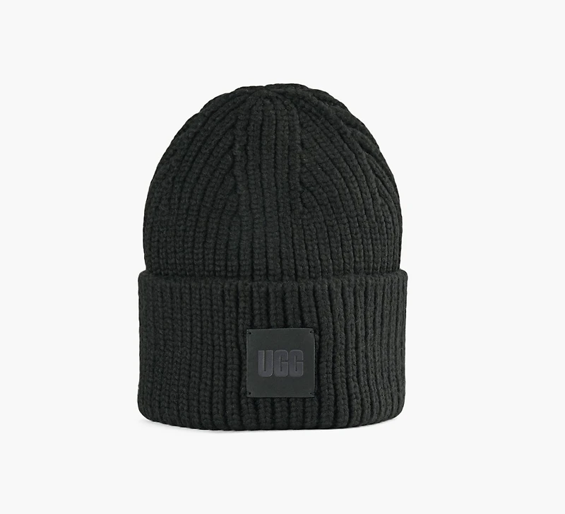 CHUNKY RIB BEANIE HAT