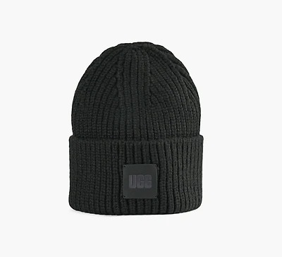 CHUNKY RIB BEANIE HAT
