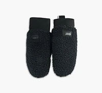 FLUFF MITTEN WITH LOGO