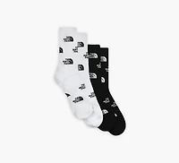 EVERYDAY UNISEX CREW SOCK LOGO 2P