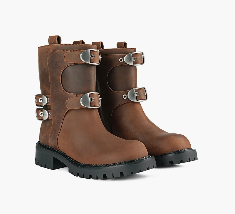 THE KIKI MOTO ANKLE BOOT