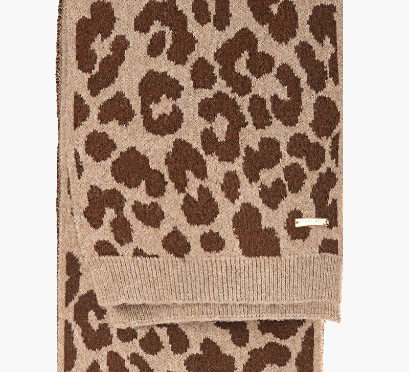WOOLY LEOPARD SCARF
