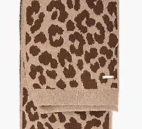 WOOLY LEOPARD SCARF