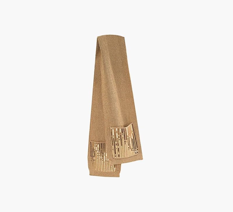 SEQUIN POCKET SCARF