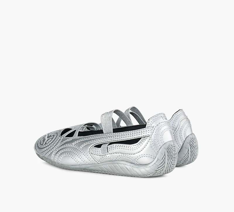 PUMA X WICKED SPEEDCAT BALLET SILVER SLIPPER