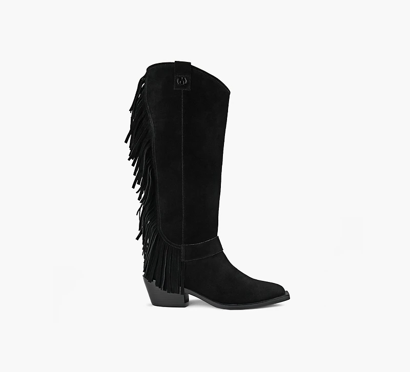 HEATHER FRINGE BOOT