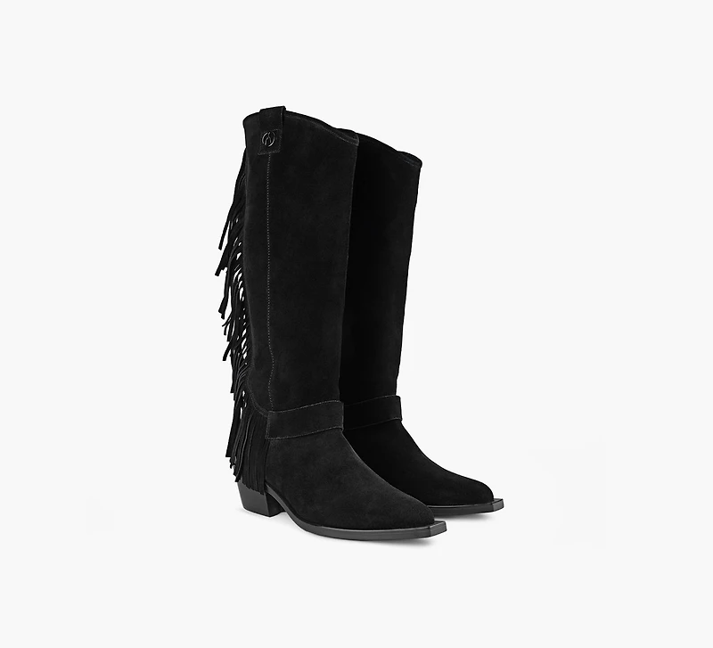 HEATHER FRINGE BOOT