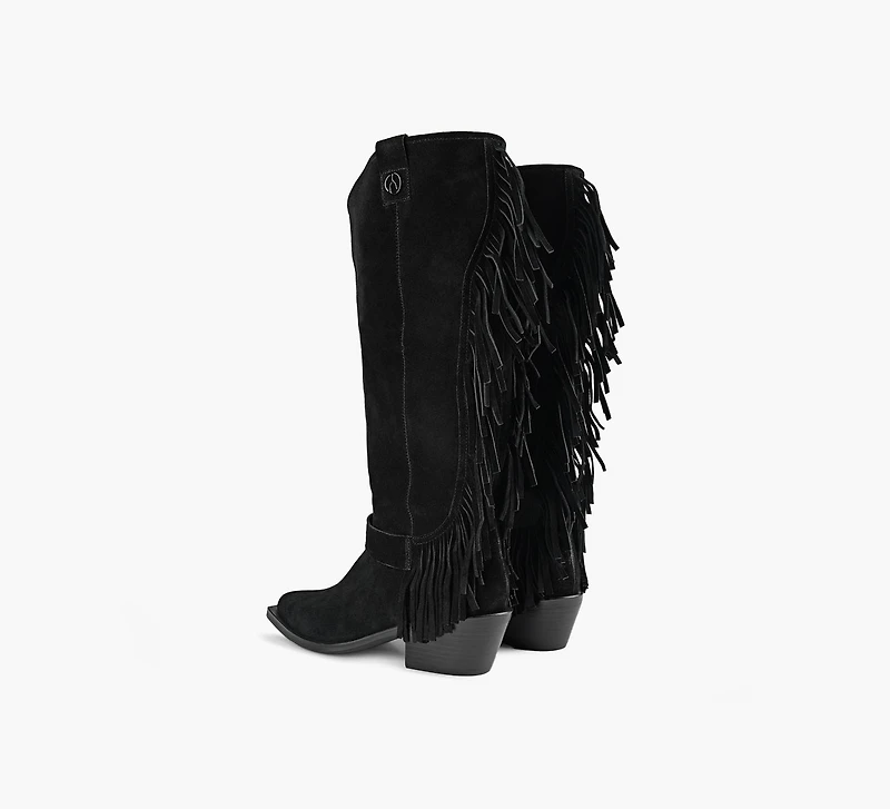 HEATHER FRINGE BOOT