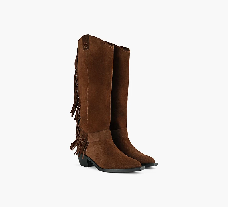 HEATHER FRINGE BOOT