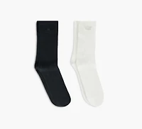 CROCHET CREW SOCKS 2 PAIRS