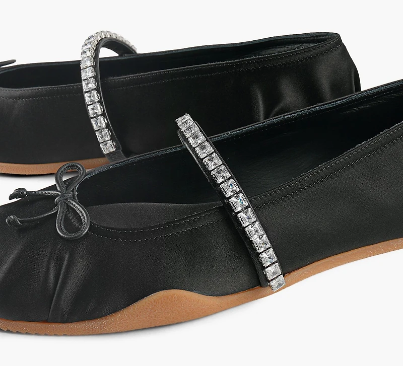 BALLERINES TOP AVEC STRASS