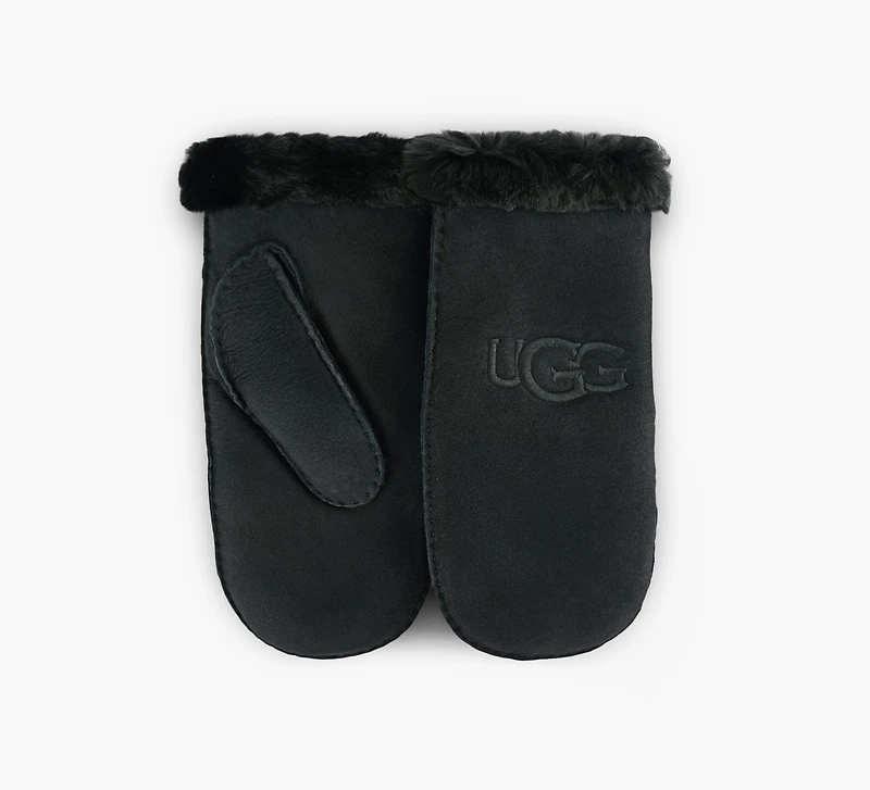 SHEEPSKIN EMBROIDER MITTEN