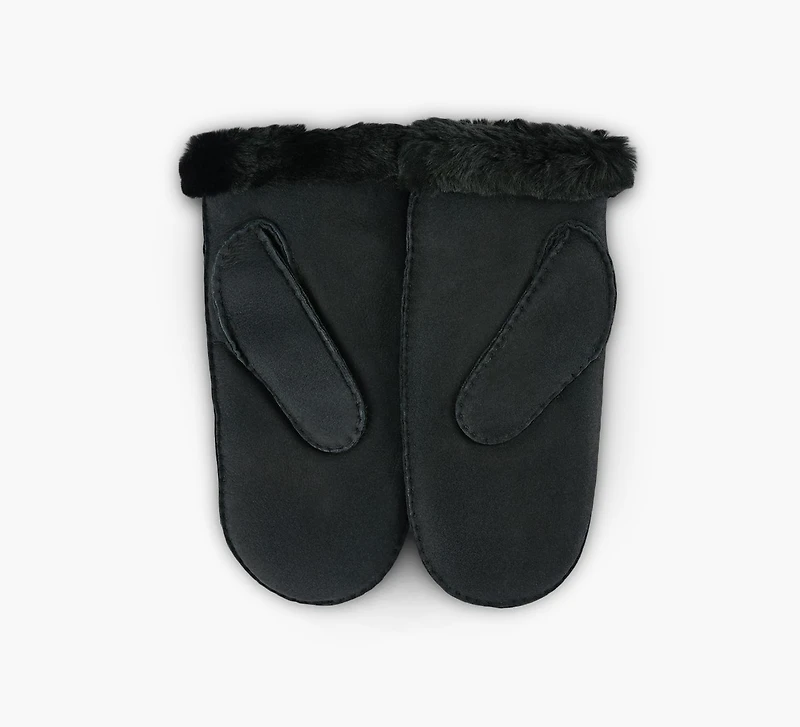 SHEEPSKIN EMBROIDER MITTEN