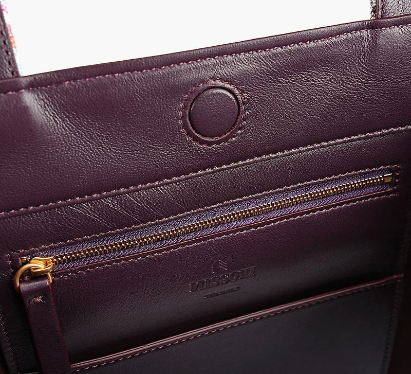 SHOPPING BAG RASCHEL ZIG ZAG LUREX MULTI