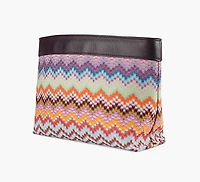 LARGE POCHETTE MULTI RASCHEL ZIG ZAG