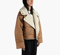 FINNIAN LUXEFLUFF MOTO JACKET