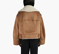 FINNIAN LUXEFLUFF MOTO JACKET