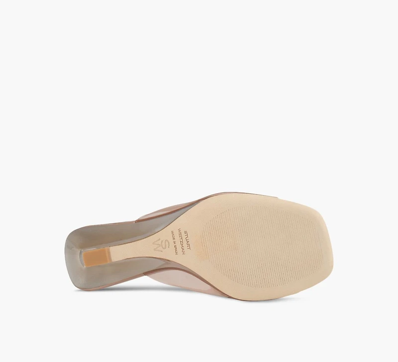 VINNIE LUCITE MULE