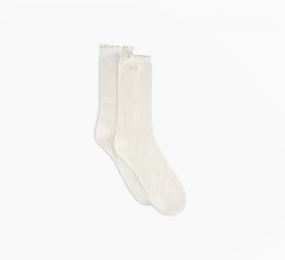 CHAUSSETTES MI-MOLLET POINTELLE