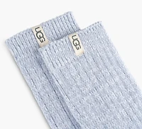 RIB KNIT SLOUCHY CREW SOCK