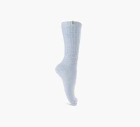 RIB KNIT SLOUCHY CREW SOCK