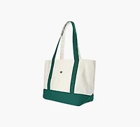 TREFOIL CANVAS COURT TOTE