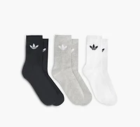 TREFOIL CREW SOCK CUSHION 6 PAIR PACK