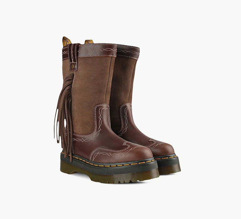 BOTTE MI-MOLLET FRINGE