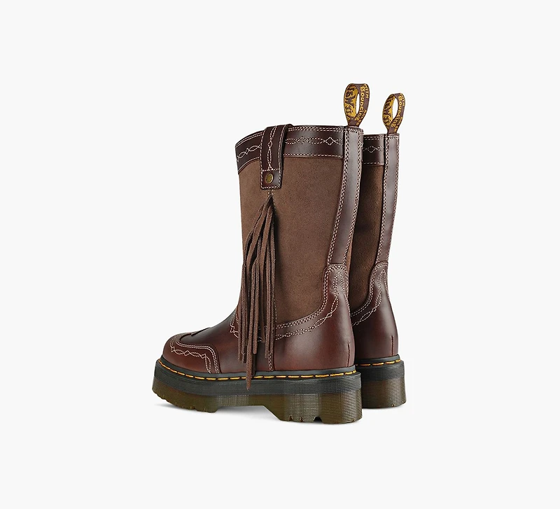 BOTTE MI-MOLLET FRINGE